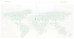 Desktop Screenshot of innorecycling.ch