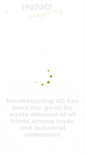 Mobile Screenshot of innorecycling.ch