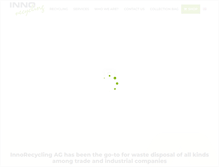 Tablet Screenshot of innorecycling.ch